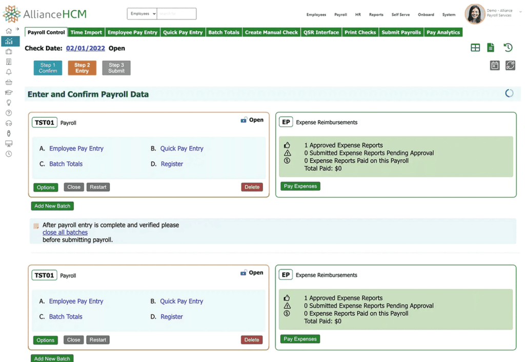 Payroll and HR Dashboard